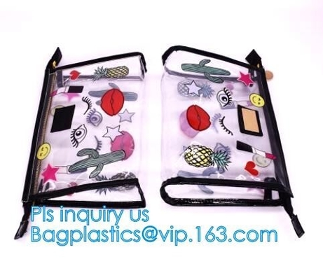 matt frosted PVC slider zipper bag plastic bag with zipper/pvc zipper lock slider bag/resealable pvc slider zip poly bag