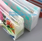 matt frosted PVC slider zipper bag plastic bag with zipper/pvc zipper lock slider bag/resealable pvc slider zip poly bag