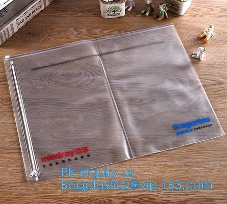 plastic slider garment bag, packaging for shirts/clothing/underwear, Zip lockkk slider travel toothbrush toothpaste bag