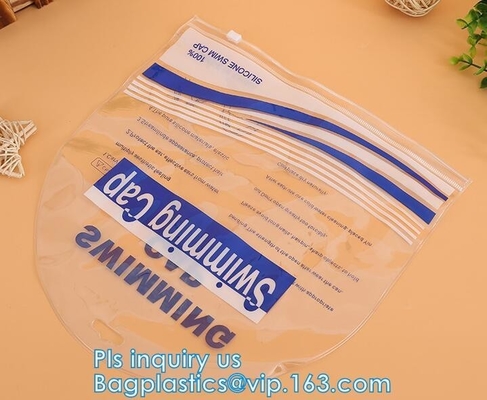 Cosmetic Zip lockkk clear bubble bags/Hot sale Slider Zipper Bag, slider hook hanging zipper bag, Slider Zipper PVC Pencil