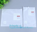 PVC Zipper Slider Bag For Travelling Grocery Packaging, slider zipper pvc packing documents bags, Women Waterproof Cosme