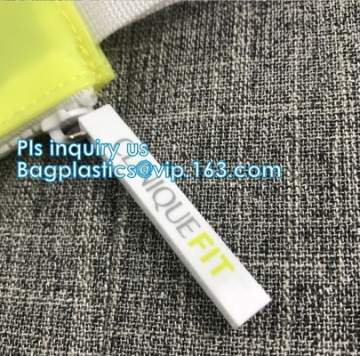 pvc zipper bag for cosmetics, slider biodegradable zipper bag, Portable PVC Plastic Bag Transparent PVC Bag With handle