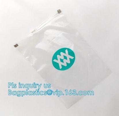 package Vinyl transparent pvc bag cosmetic packing, Zip Lock Vinyl PVC Bags for Cosmetics Medicine Many Uses, pvc vinyl