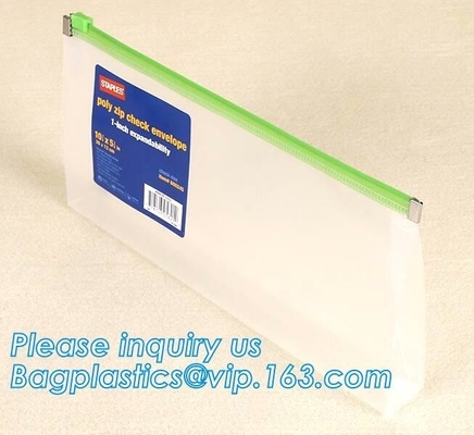 POLY ZIP CHECK ENVELOPE BAGS, CHECK BAG, CHECK ENVELOPE, ZIP PACK, Zip lockkk SYSTEM, SLIDE ZIP CHECK BAG, SLIDER CHECK ENVE
