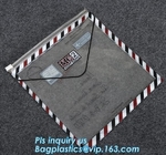 slider zipper bag/transparent zip lock plastic packing bag for file,garment,scarf, reclosable plastic slider zipper bag