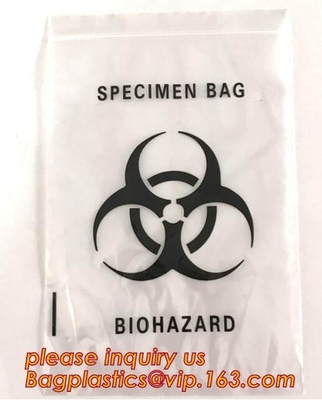 Custom printed LDPE medical Zip lockkk pills medicine zipper resealable small plastic bag, medical grade clear plastic zipp