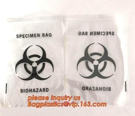 Custom printed LDPE medical Zip lockkk pills medicine zipper resealable small plastic bag, medical grade clear plastic zipp