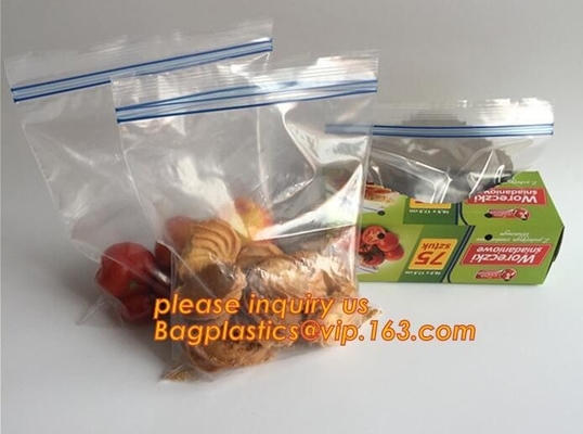 food grade PP PE Zip lockkk bag / clear plastic food bag / zip lock bag for food packaging, Oem Plastic Zip Snack Food Pack