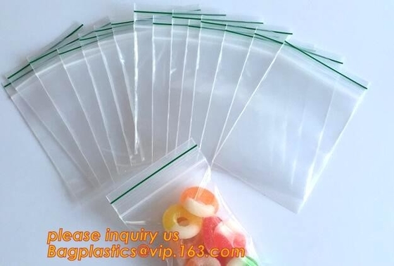 food grade PP PE Zip lockkk bag / clear plastic food bag / zip lock bag for food packaging, Oem Plastic Zip Snack Food Pack