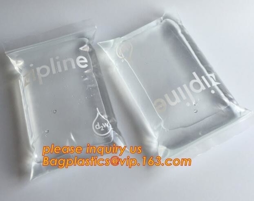 Double zipper tracks LDPE clear plastic Zip lockkk bag plastic Zip lockkk freezer bag, double track Zip lockkk bag for grocery, w