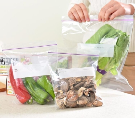 Double track zip loc bag made from food grade material for apple packing, double track zipper apple bag, Gallon Storage