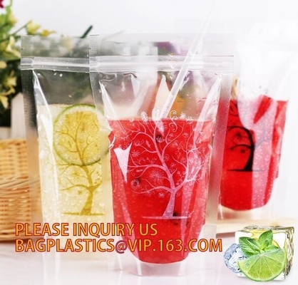 zip lock bag moisture proof tea food packing plastic bag with zipper, FDA Compliant Mylar Zip Lock Packaging bag Accept