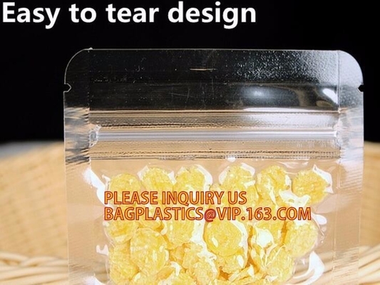 Tapeil APET Laminated plastic material zip lock static shielding bags and rolls, block bottom stand up pouches bags, pack