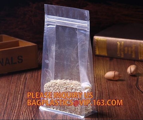 printable plastic Zip lockkk bag for candy snack food package, side seal pp plastic zip lock bag with die cut hole, pp bag