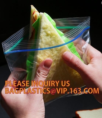 4 x 6 Clear Reclosable Zip lockkk bag wholesale /self sealing Poly Bag, Color box packing 50 count custom LDPE clear reclos