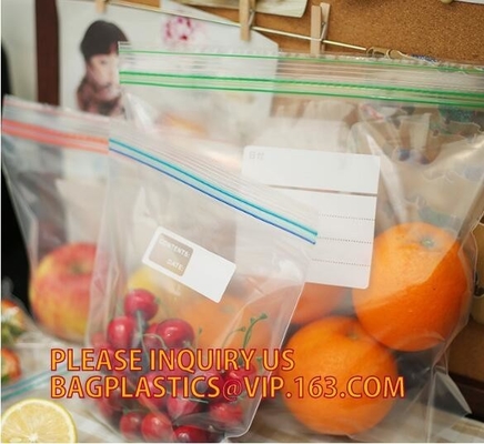 FDA LDPE Zip lockkk Gallon Slider Storage freezer Bags, custom printing mini Zip lockkk bags with apple brand, ROHS recyclable