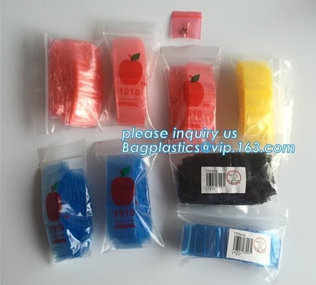 1515 mini apple Zip lockkk bags, apple baggies printed mini Zip lockkk bag with different size from china supplier, minigrip