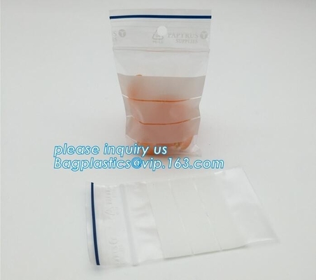 resealable one side clear pouch pharmacy small Zip lockkk pill package zip lock plastic bags pills packaging bag, bagplasti