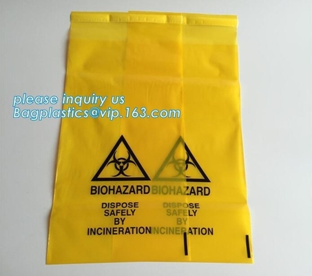 BioHazard Zip Lock Medical Specimen Bags, LDPE Biohazard Specimen Zip lockkk Bag For Laboratory, Lab Bags /Specimen Bags/zi