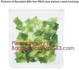 Eco-friendly standardized grade peva food storage bag,Silicone Reusable Food Storage Bag, Reusable Silicone Food Bag