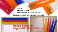 Cheap Waterproof PE zipper lock file wallet bag with logo printing, cheap A4, A5, A6, B5 transparent plastic pe zip lock