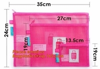 Custom fashion transparent plastic clear round standing pvc zipper pencil case for school boys