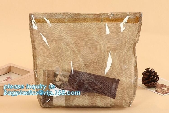 Custom transparent clear Pvc Cosmetic Pouch,Printed Vinyl Travel Cosmetic Bag Zipper PVC Pouch Bag,Zip lockkk Pouch with Lo
