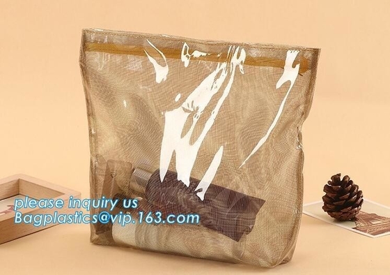 Custom transparent clear Pvc Cosmetic Pouch,Printed Vinyl Travel Cosmetic Bag Zipper PVC Pouch Bag,Zip lockkk Pouch with Lo