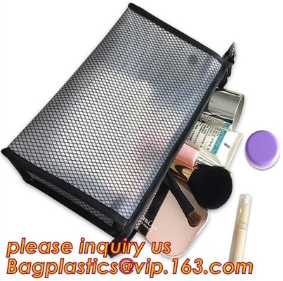 Promotional high quality custom logo plastic mesh document bag PVC file holder bag with zipper,A4 Colorful Printed Docum