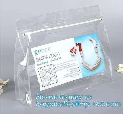 A5 size clear plastic PP PVC document file bag with zip lock,PVC bag zippered PVC mesh bag EVA document file bag bagease