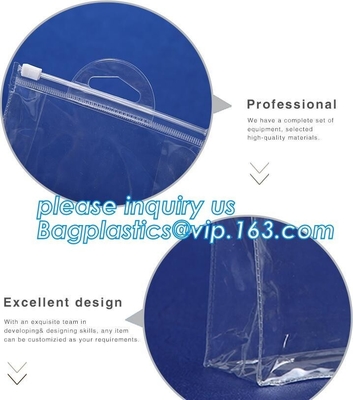 Biodegradable Customised printing Clear PVC Cosmetic Standup Zip lockkk Pouch,Toiletries Cosmetic Pvc Pouch With Marble Dig