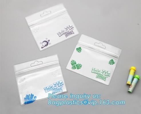 Top grade zip lock clear PVC anti-oxidation Jewelry bag/ jewelry packaging PVC oxidation resistance plastic bag with zip