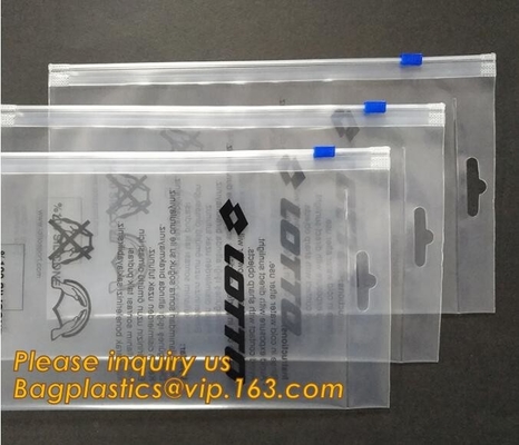 Custom Printed Thick Plastic Poly Zip Lock Waterproof Slider Bags Thick Plastic Poly Bags For swimwear/bikini,bagplastic