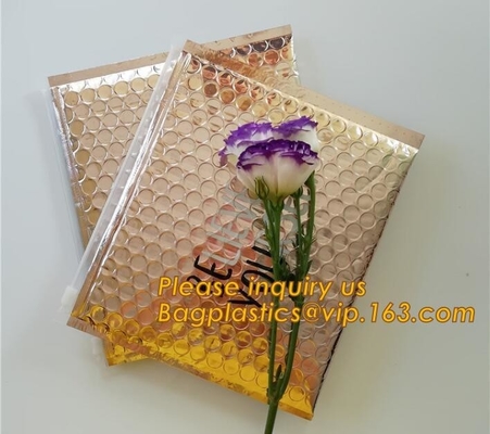 Flat Envelopes Zip lock Bubble Bag, Low Price Most Popular Bubble Slider Bag,Plastic PE Material Mailer Slider Air Ziplo
