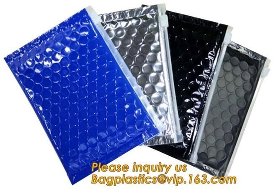 Slider Padded Bags/Colorful Zip lockkk Bubble Bags,Zipper Bubble Bag Postage Packaging Anti-static Packaging Heat Insulatio