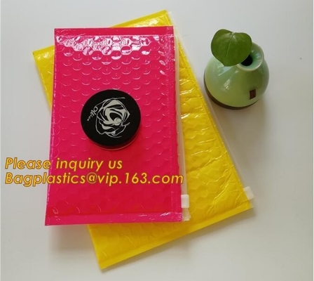 Promotional inner pad slider seal bags Recycled material heavy duty brown kraft paper bubble envelope padded mail bags