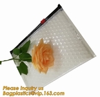 Factory Transparent Cosmetic Zip lockkk clear bubble bags/Hot sale Slider Zipper Bag,wholesale metallic glossy holographic