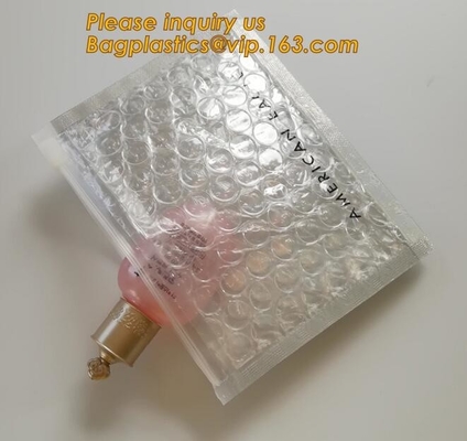 Factory Transparent Cosmetic Zip lockkk clear bubble bags/Hot sale Slider Zipper Bag,wholesale metallic glossy holographic