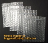 wholesale metallic glossy holographic cosmetic packing Zip lockkk bubble pouch slider zipper bubble bag bagease bagplastics