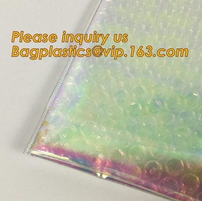 transparent slider zipper bubble bag，Reusable portable PE bubble wine bottle protector bag,Zip lockkk bubble bag,slider pac