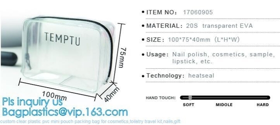 Travel Portable PVC Transparent Waterproof Cosmetic Bag Women Makeup Toiletry Bags, PVC Cosmetic Pouch, PVC Makeup Bag,