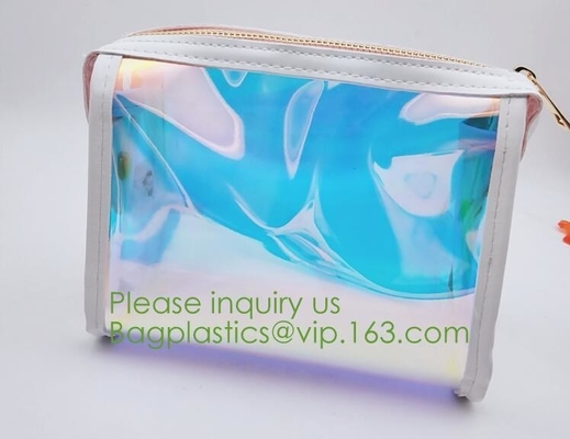 printed PVC zipper bag ,transparent PVC swimwear packaging bag,bikini bag,zipper bag for cosmetic packing bagease bagpac