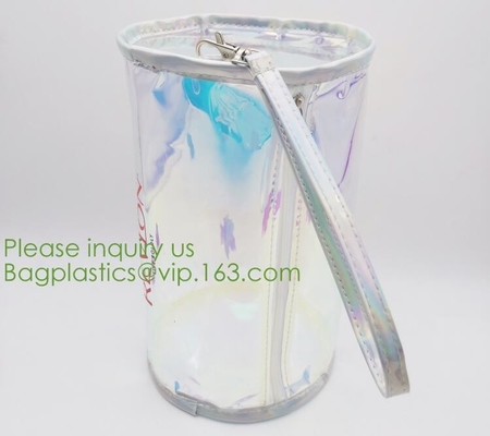 holographic pvc bags, holographic packs, holographic pouch bags, holographic metialized cosmetic make up, holographic PU