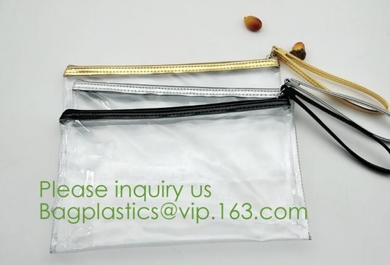 Packaging Bag Customized PVC Zipper Bag,frosted slider transparent Zip lockkk water proof clear pvc custom bag bags zipper