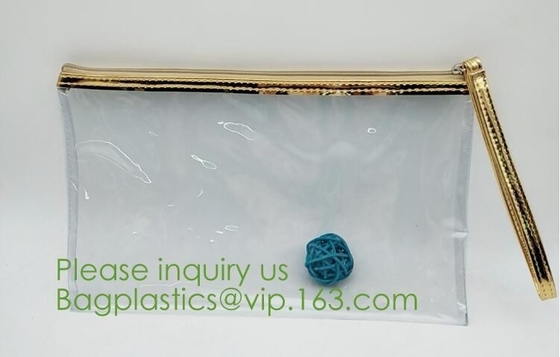 Packaging Bag Customized PVC Zipper Bag,frosted slider transparent Zip lockkk water proof clear pvc custom bag bags zipper
