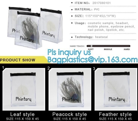 bag slider zipper bags for documents, Supplies Vinyl Clear PVC Zipper Slider Blanket Storage Bags, pencil packing slider