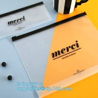 Summer Kit Frosted Zip lockkk Bag Slider Zipper Bag, underware packing PE material slider zipper bag, slider zipper pvc bag