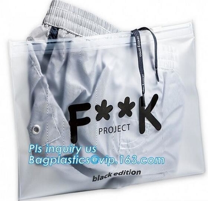 Eva Clothing Packaging Plastic Clear Zipper Bag With Slider, pvc slider zipper bag for jewellery, pencil case, slider zi