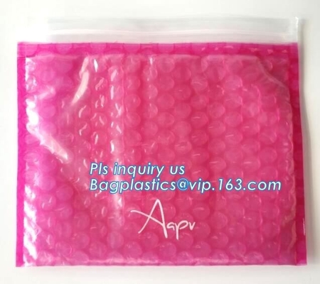 Protection Usage For Cosmetic Packaging Slider Bags, Custom Poly Bags Slider Bags, Reusable Packing Slider bubble bag, H