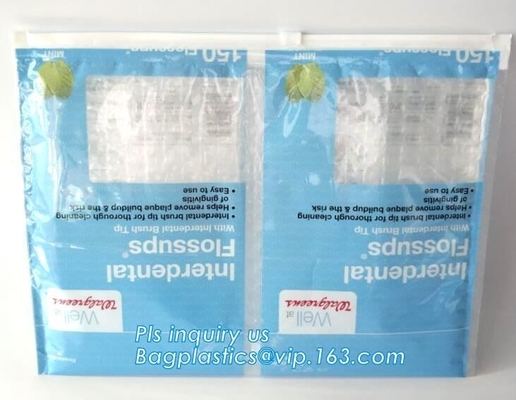 Protection Usage For Cosmetic Packaging Slider Bags, Custom Poly Bags Slider Bags, Reusable Packing Slider bubble bag, H